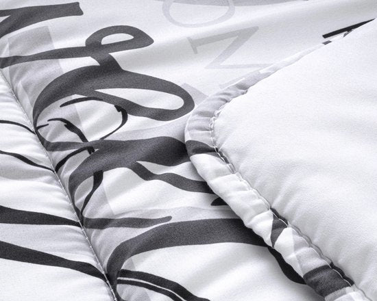 Couette Sleeptime sans housse - Couette imprimée - Couette colorée - Couette imprimée - 200x200 cm - White