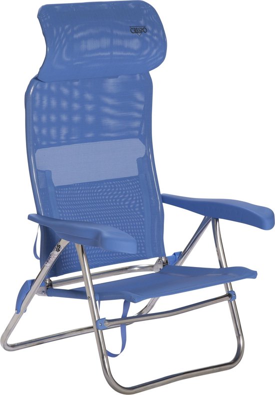 Crespo - Chaise de plage - AL/205 - Compacte - Bleu