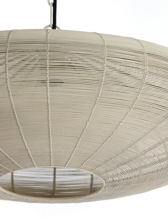 Suspension Bahoto de Light & Living - Crème mat - 51 x 20 cm