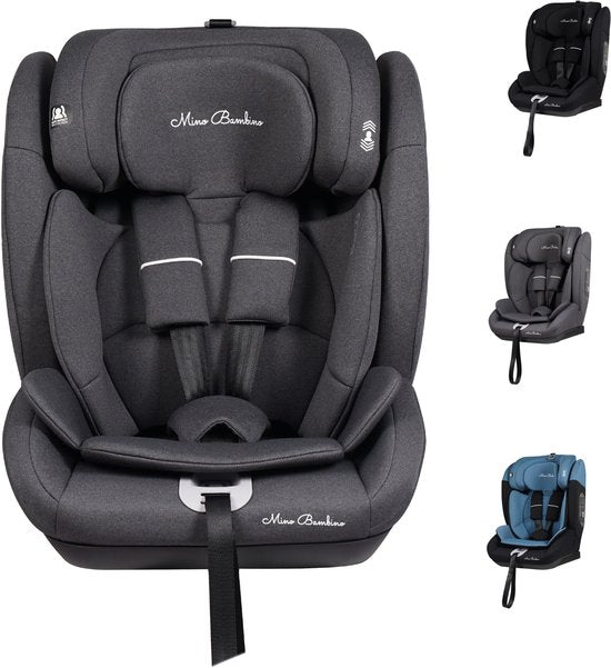 Siège auto Mino Bambino i-Size - Siège auto - Groupe 1/2/3 (76-150 cm) - Gris
