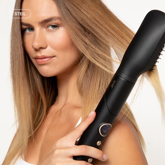 MAE® Airstyler PRO II + Diffuseur - Fer à friser 6 en 1, sèche-cheveux multifonction - Appareil de coiffure - Brosse à boucler et brosse lissante