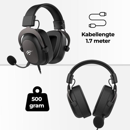 Gamenote Casque de jeu - PC, Xbox, PS4 - Avec microphone - Réduction du bruit