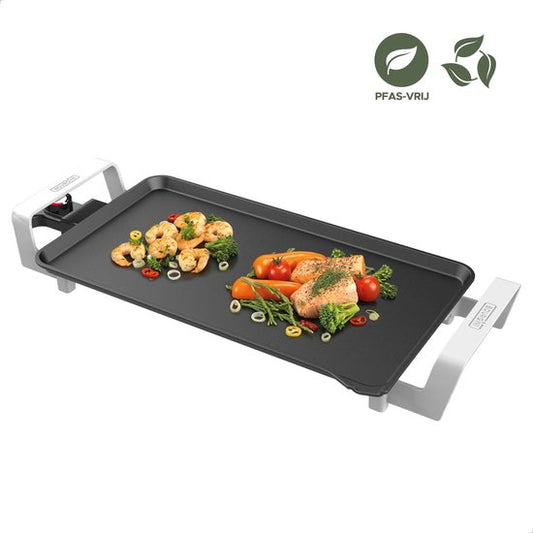 Bourgini Elements - Plaque de cuisson - Plaque de cuisson - Revêtement antiadhésif en céramique sans PFAS - 46 x 26 cm - 4 à 6 personnes - Matériaux recyclés certifiés GRS
