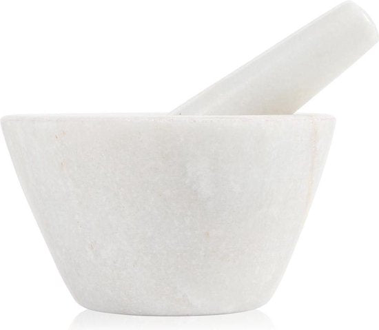 Mortier Boska Spicy - pour épices - Marbre - Blanc - ⌀ 10 cm