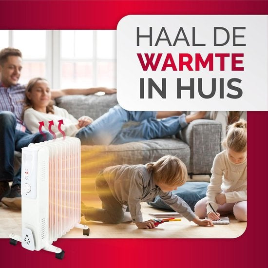 Radiateur électrique à huile Alpina avec Protection contre la surchauffe 9 pales