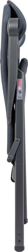 Crespo - Chaise de plage - L - AP/240 - Air-Deluxe - Compact - Gris - Modèle 2025