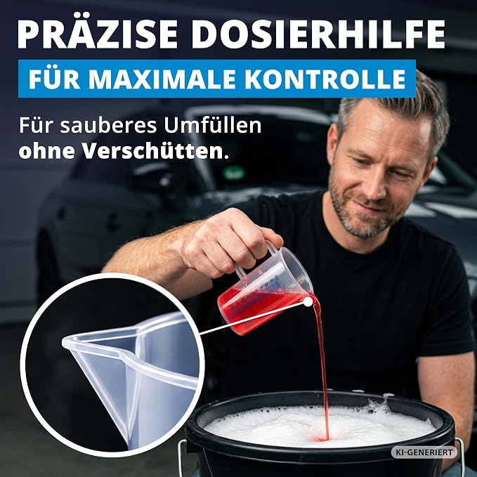 LICARGO Tasse à mesurer 100 ml - Graduation de 2 ml - Sans BPA - Lavable au lave-vaisselle