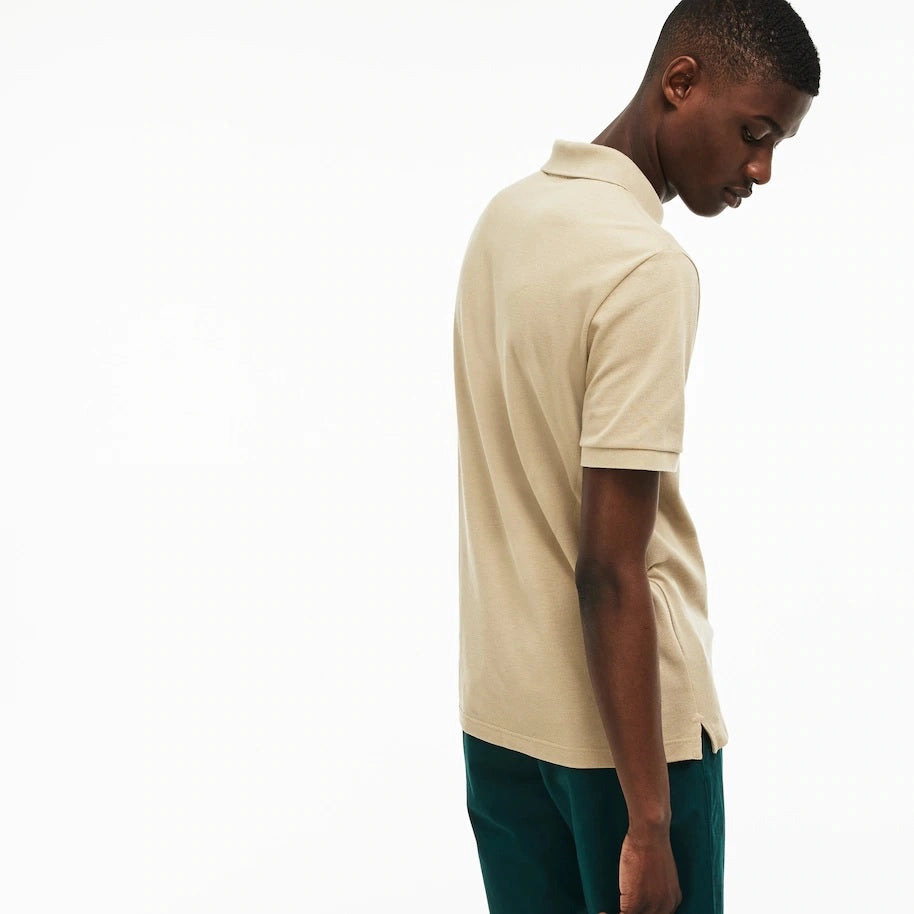 Polo Lacoste Slim Fit - Manches courtes - 100% coton - Beige - Taille XS