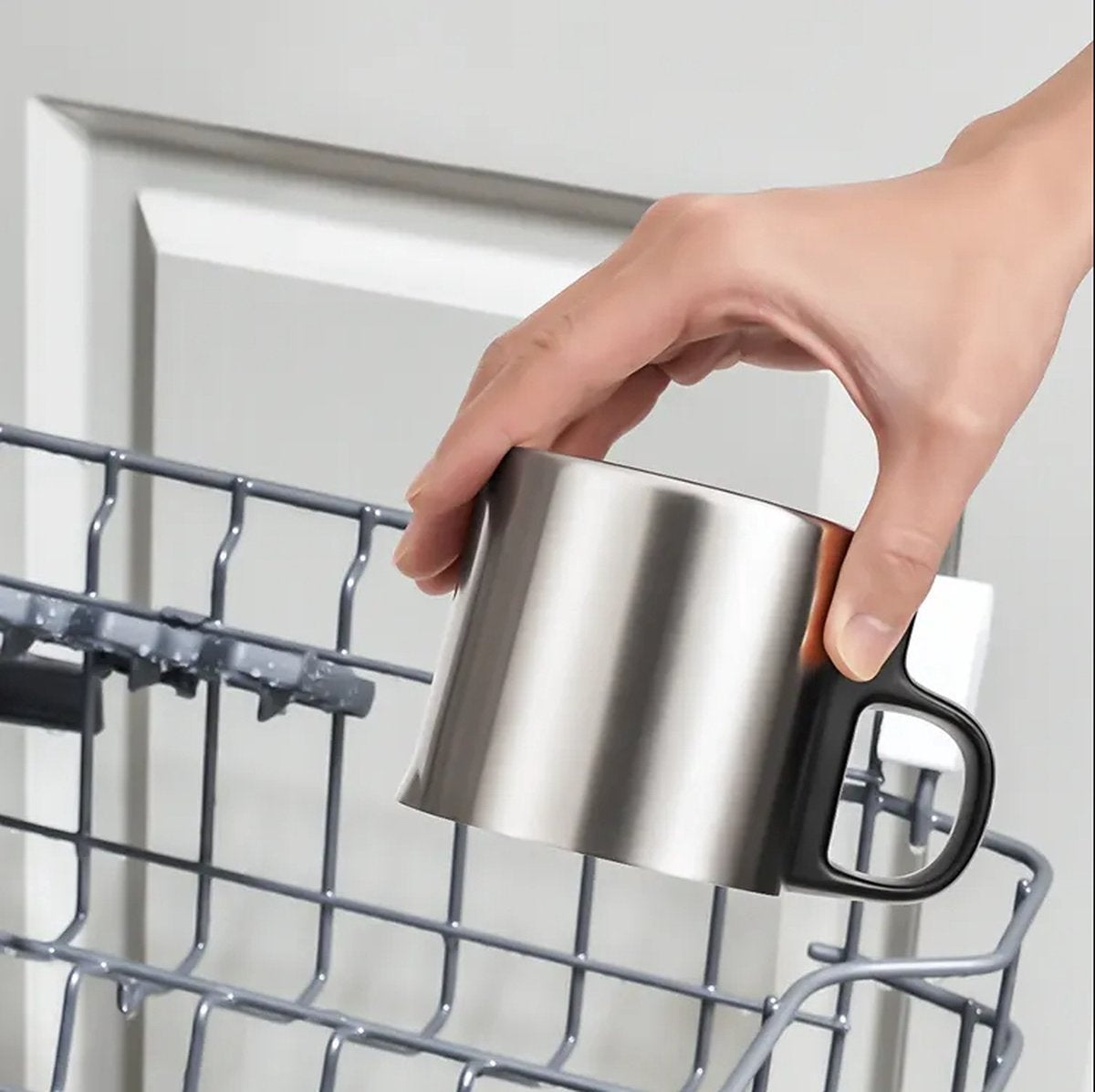 Safecourt Kitchen - Milk Frother pro - Carafe amovible - 4 en 1 - Sans BPA - Noir - 300 ML