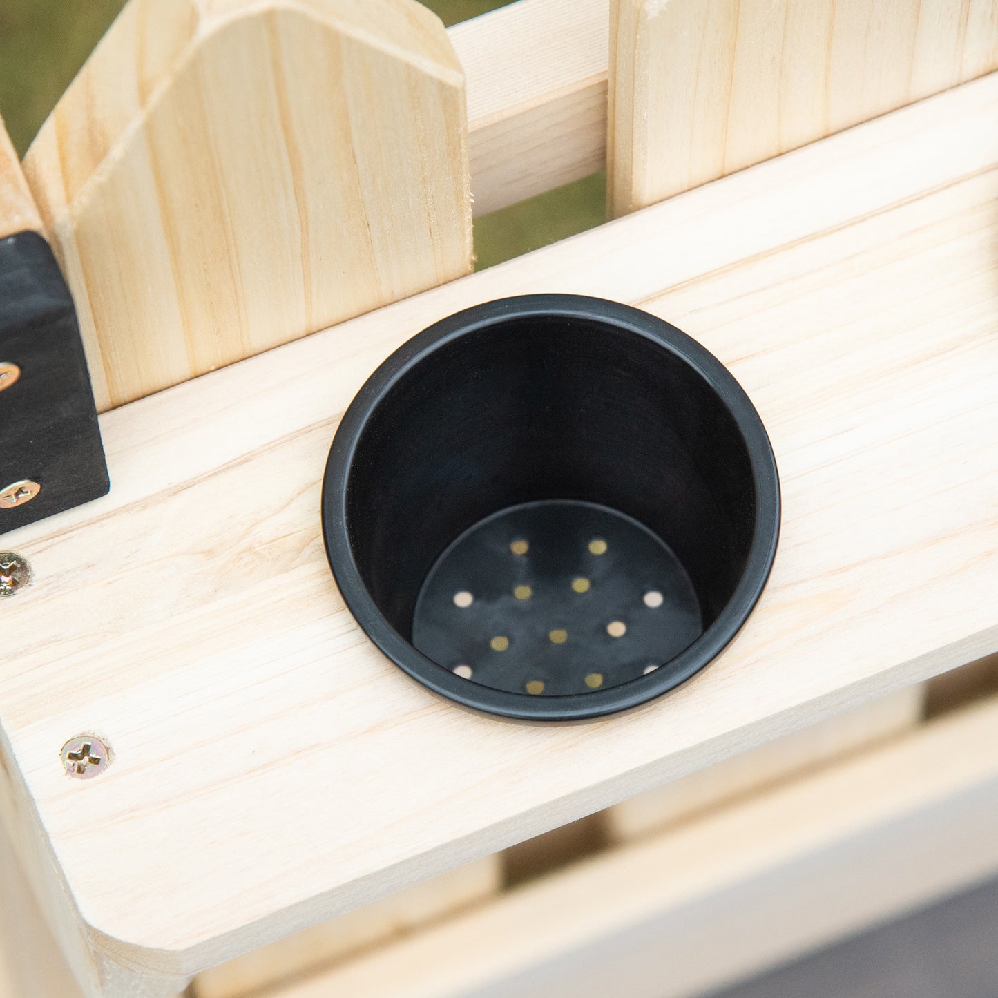 Cuisine pour enfants HOMCOM - Kitchenette complète avec accessoires - Gris/Noir - 82 x 30 x 85 cm