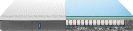Matelas à ressorts ensachés Emma Hybrid - 250 ressorts p/m2 - 90 x 200 cm - Medium