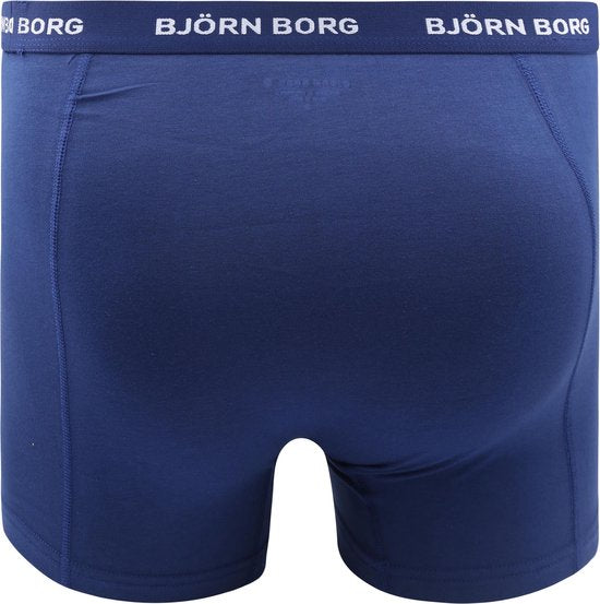 Bjorn Borg Boxers Cotton Stretch 5-Pack Blue - Taille S - Hommes - Boxer Shorts