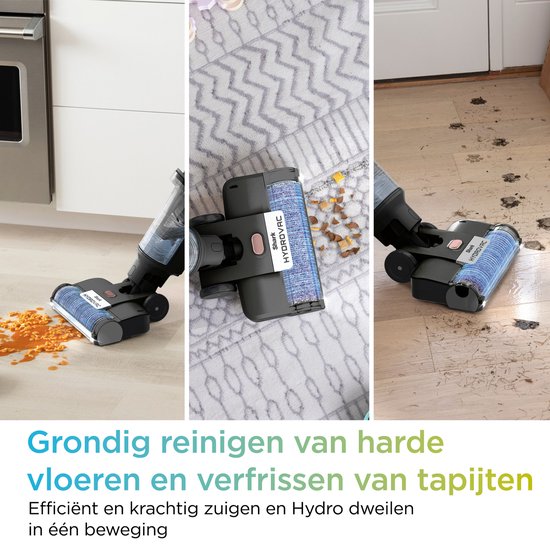 Shark HydroVac Wireless 3-in-1 Floor Cleaner - Aspirer, passer la serpillière et autonettoyer - Aspirateur à manche avec fonction serpillière - Mop humide et sec - WD210EU