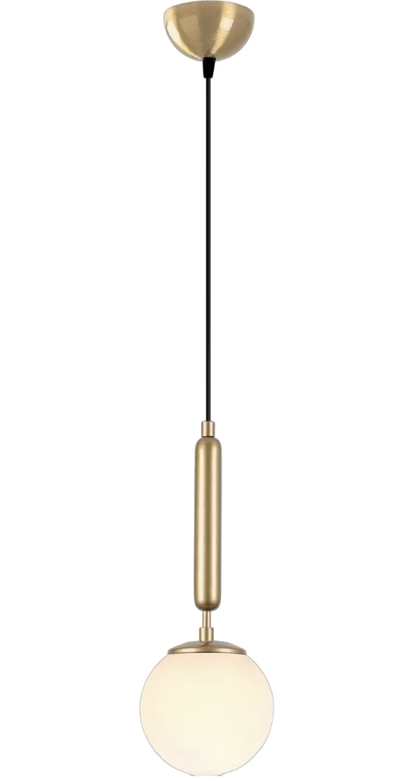 Opviq Lampe pendante Fulgor - Métal et verre - E14 - 15 x 15 x 49 cm - Réglable jusqu'à 139 cm - Eclairage d'intérieur
