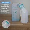 Urinoir Safe Life pour hommes - avec bouchon à vis fluorescent, poignée ergonomique et large ouverture - pour la maison et les déplacements - plastique transparent et blanc - un litre