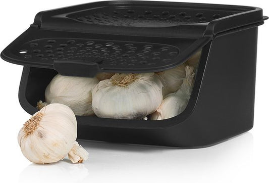 Tupperware GarlicSmart 2,3 L - Récipient à ail - Sans BPA - Récipient de conservation pour l'ail - Empilable - Récipient Keep-fresh - L'ail reste frais plus longtemps