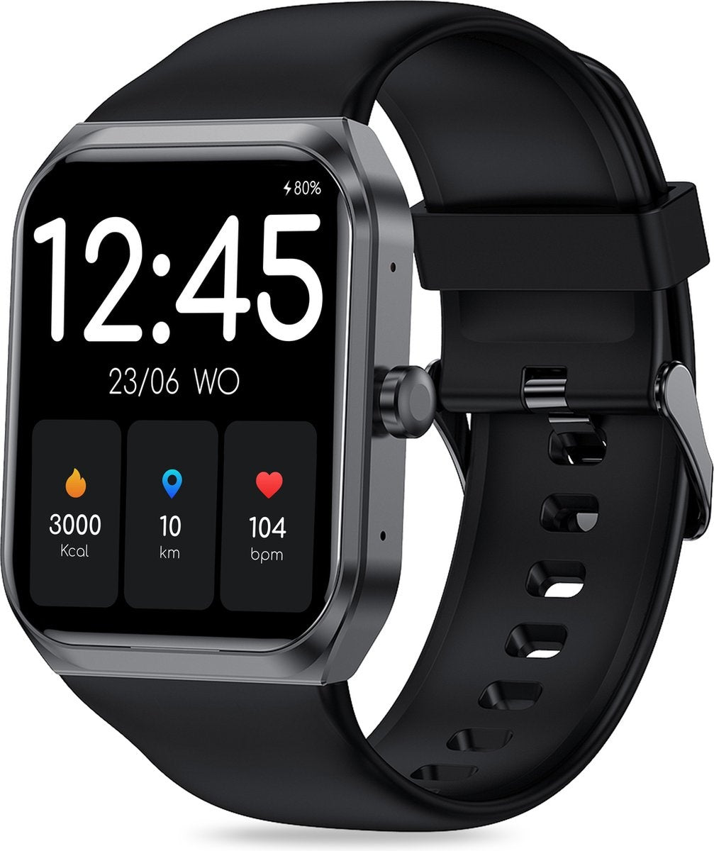 FITAGE Smartwatch - Podomètre - Montre sport - Noir
