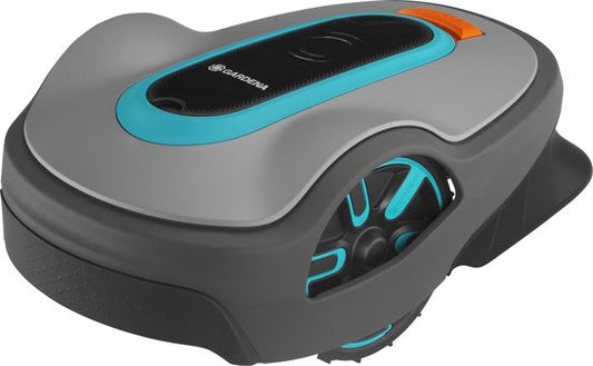 Tondeuse à gazon robotisée GARDENA SILENO life 1000 - 1000 m² - 4 kWh - 20-50 mm - gris/ bleu
