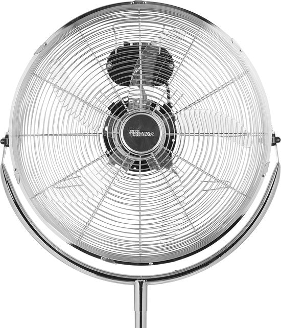 Ventilateur sur pied Tristar XL 45 cm – Boîtier métallique – Flux d'air puissant – 3 vitesses – Oscillation – VE-5975