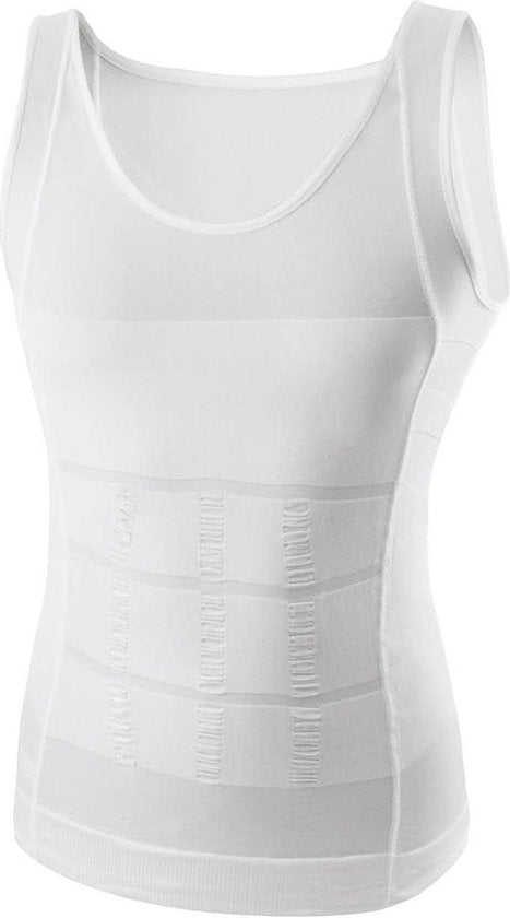 Maillot de corps amincissant - Homme, blanc - Taille XXL