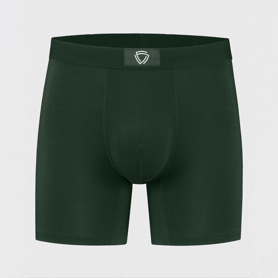 Fibershirts Anti-Sweat Boxer Shorts - Sweat Pad intégré - MicroModal respirant - Anti-Transpiration - Hommes - Taille M - Vert