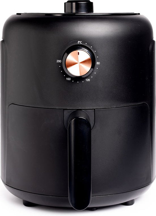 Nexxt Mini Airfryer avec 8 programmes de cuisson - friteuse à air chaud de 2,6 litres pour cuire au four, griller, rôtir - minuterie et arrêt automatique - 1000W