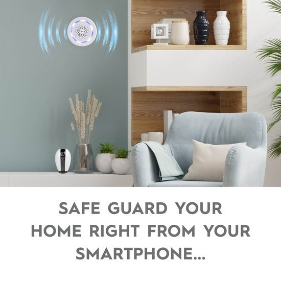 alpina Smart Home - Sirène intelligente - 90dB - 8 sons différents - Alarme pour l'intérieur