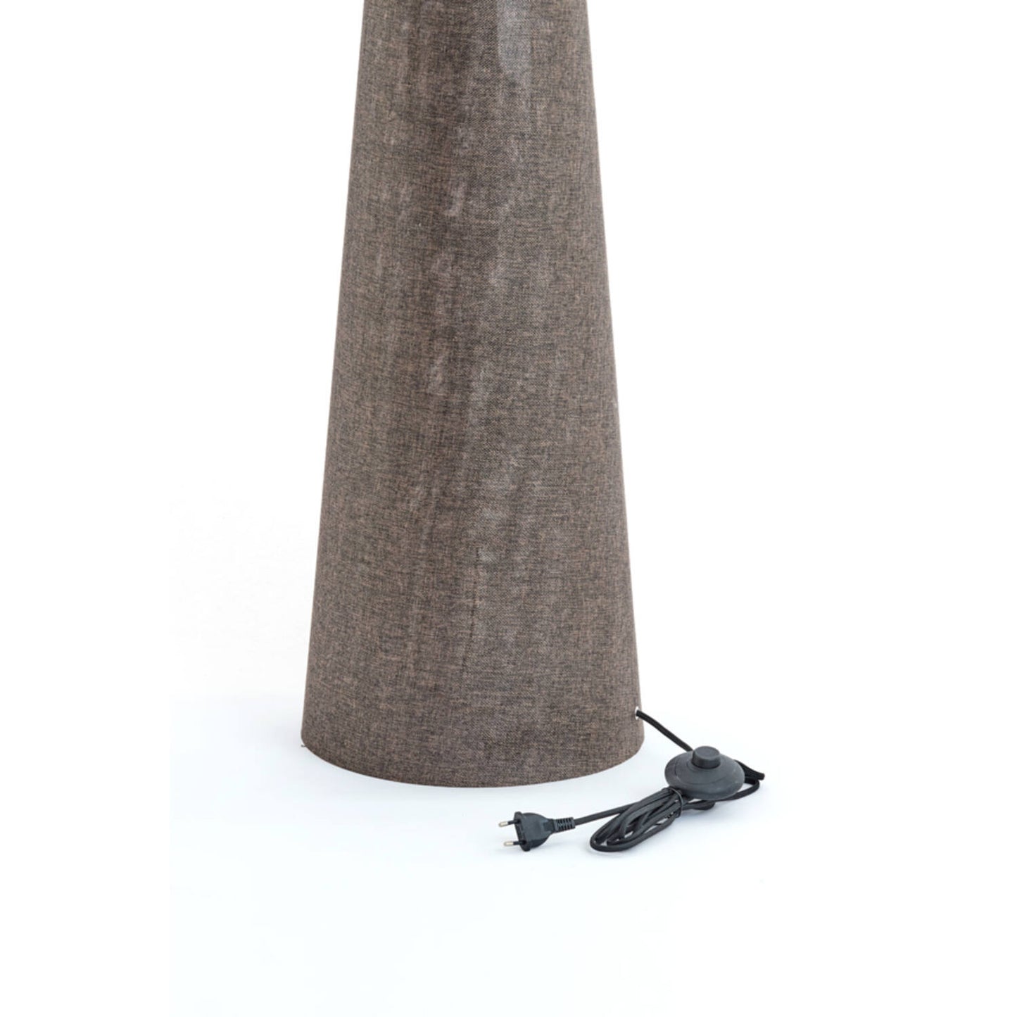 Lampe sur pied Micky - Lin - Ø 38 x 180 cm - Marron