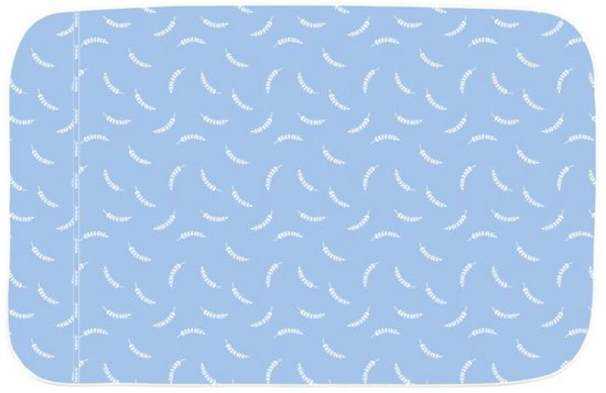 WENKO Air Comfort, tapis de repassage, bleu, à motifs, coton, 1 300 mm, 650 mm