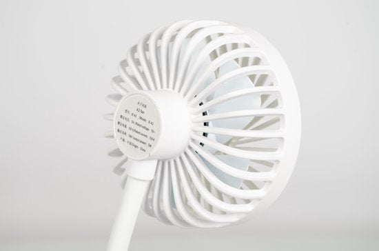Bo-Camp - Ventilateur de table avec pince - Flex - Rechargeable