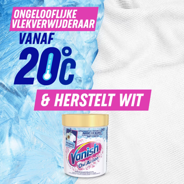 Vanish Oxi Advance Détachant en poudre 940 g - Blanc