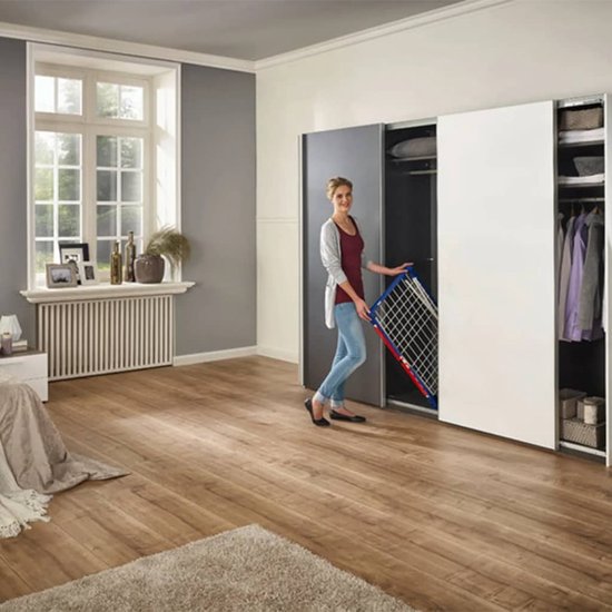 Leifheit étendoir à linge Pegasus 150 solid slim - 15 m de longueur de séchage