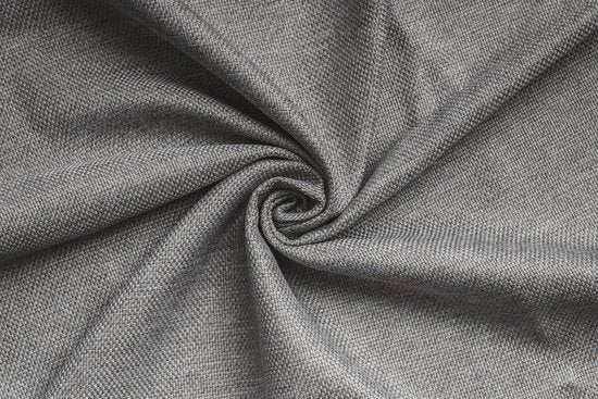Larson - Rideau occultant tissé de luxe - Anneaux - Gris clair - 300 x 250 cm - Occultant et prêt à poser