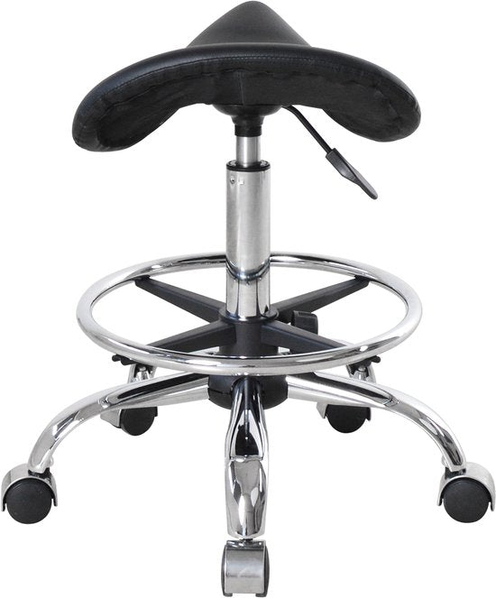 DMV - Tabouret - Tabouret selle - Tabouret selle mobile - Tabouret réglable en hauteur