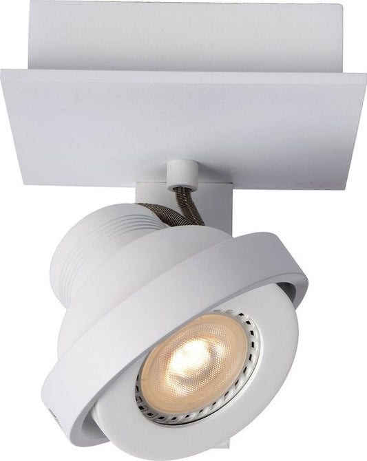 Lucide LANDA - Spot de plafond - LED « Dim to warm » - GU10 - 1x5 W 2200 K/3000 K - Blanc