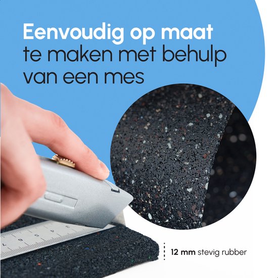 Bodo® Tapis anti-vibrations Machine à laver et sèche-linge - 60x60x1,2cm