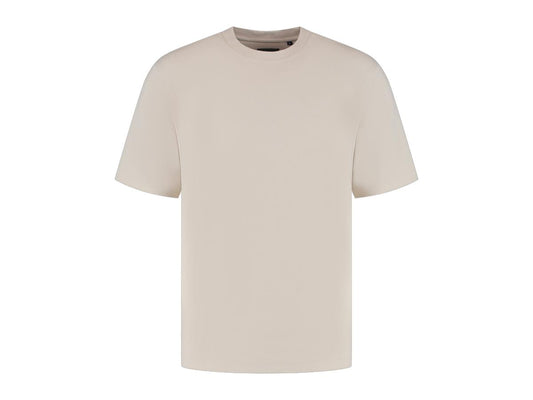 T-shirt Boston Brothers en piqué épais - Stretch - taille L - Blanc cassé