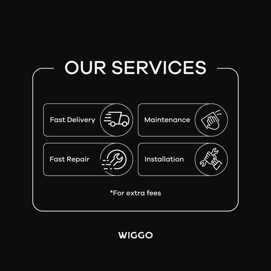 Wiggo WMO-E353(B) - Mini-four autonome - Électrique - 50 cm - 35 litres - 1 800 W - Garantie 5 ans - Noir
