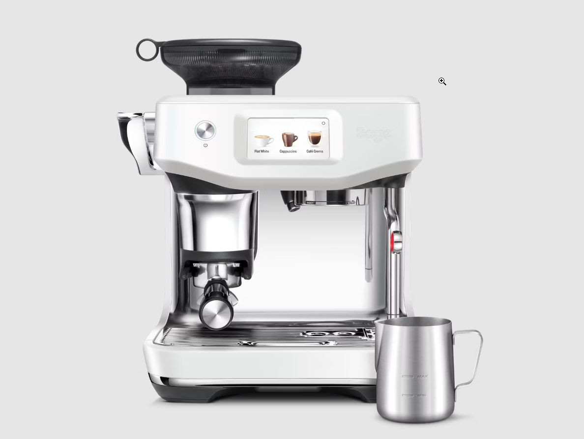 Sage de Barista Impress Touch Machine à café - acier inoxydable - 36 x 34 x 41.5 cm - Couleur sel de mer