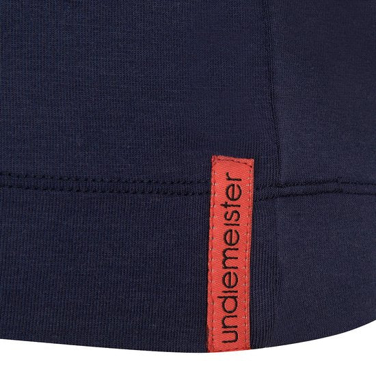 T-shirt Undiemeister pour homme - T-shirt slim fit - Anti-transpirant - Storm Cloud (bleu foncé) - Tencel - Doux comme de la soie - Respirant - Antibactérien - Manches courtes - Col rond - Taille M
