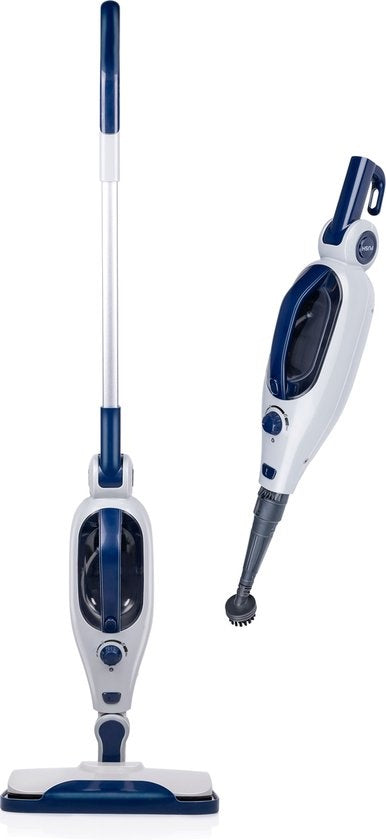 Balai vapeur - Dirt Devil - Nettoyeur vapeur - 1300W - Incl. 4 accessoires - Multi surfaces - Bleu/Blanc