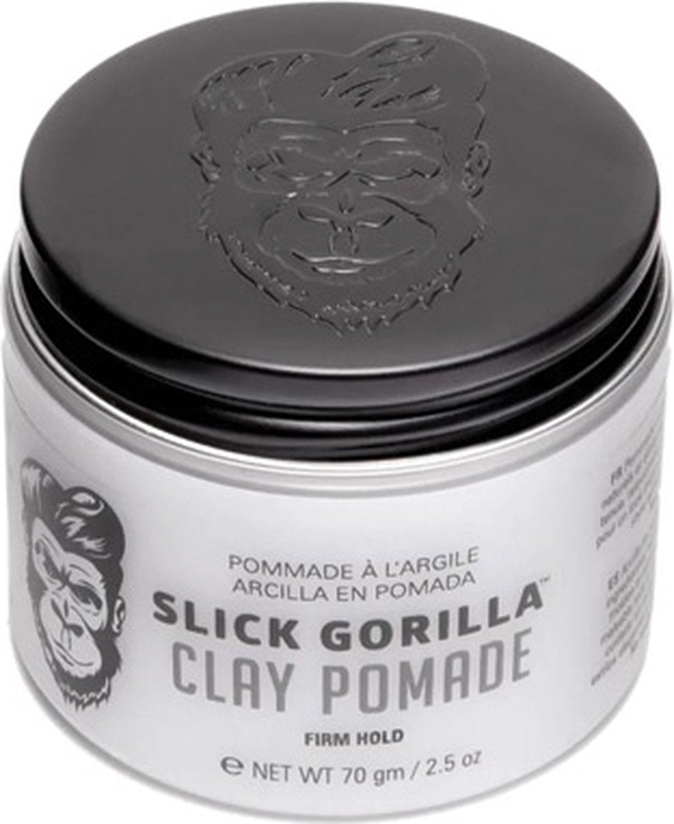 Slick Gorilla Clay Pomade - 70 g - Tenue forte - Finition mate