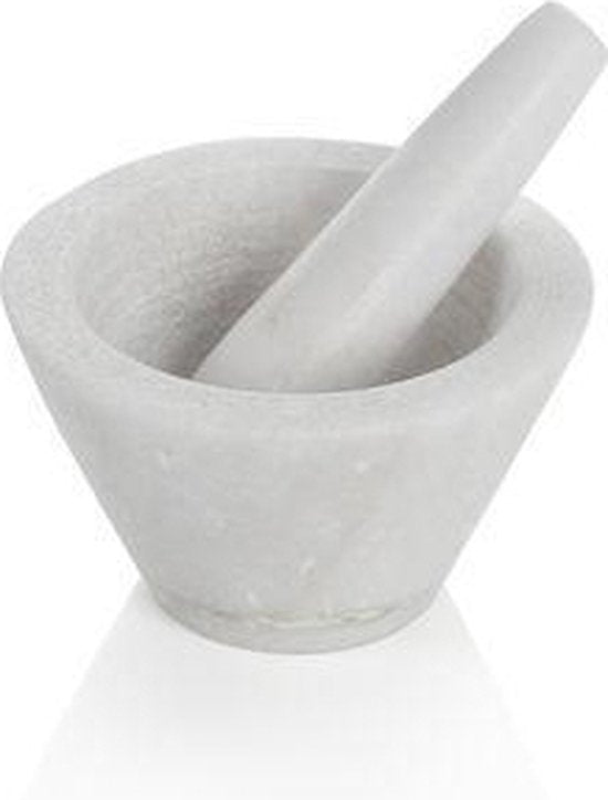 Mortier Boska Spicy - pour épices - Marbre - Blanc - ⌀ 10 cm