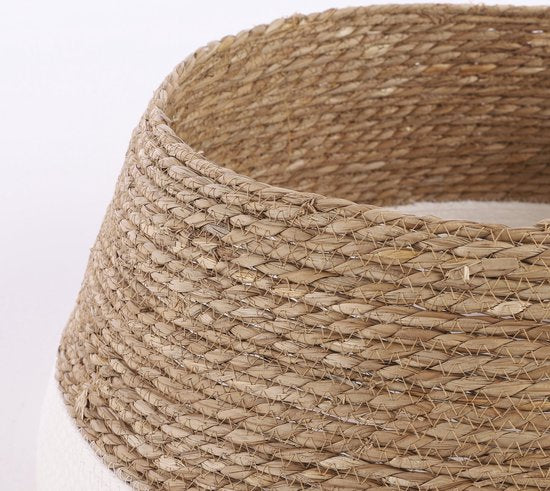 Décoration de Noël - House of Seasons - Jupe de Sapin - H26 x Ø58 cm - Seagrass - Off White (blanc cassé)
