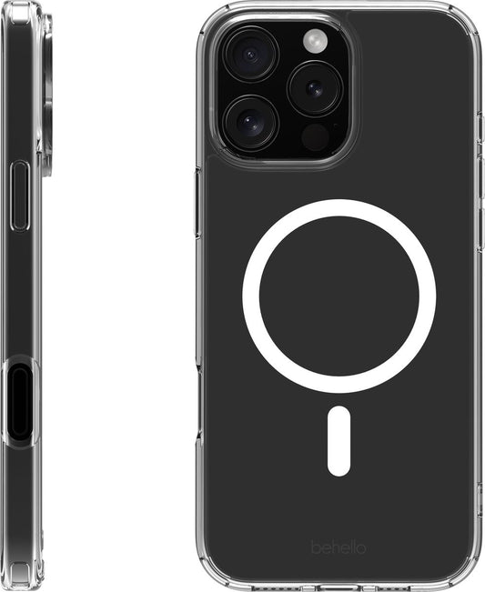 BeHello Case iPhone 16 Pro Max MagSafe - Transparent