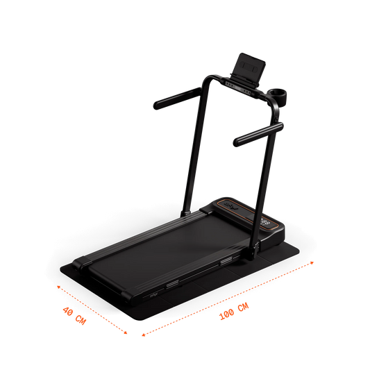 Moov Walk - Tapis de course compact pour la maison avec Bluetooth et 12 programmes d'entraînement