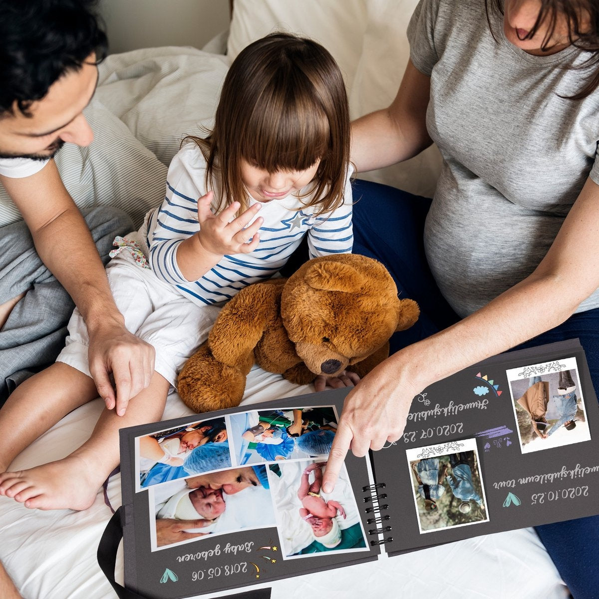 Saaf Scrapbook set - Accessoires inclus - Scrapbooking scrapbooking - Livre photo / Livre d'or - Noir