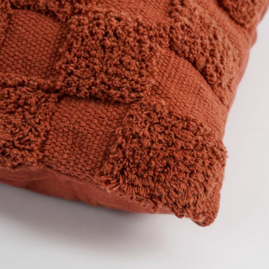 Collection In The Mood Coussin décoratif Nikki - 55 x 35 cm - Coton - Marron