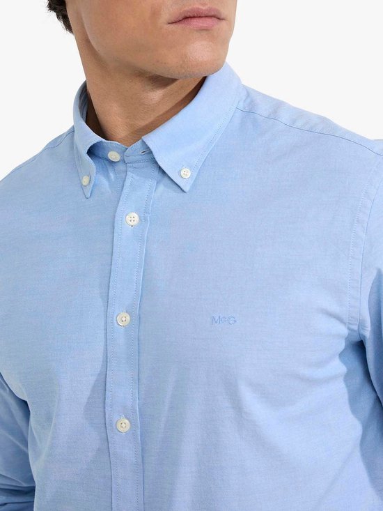 Chemise McGregor Oxford Light Blue - Taille M - Homme - Chemises Casual