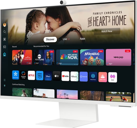 Samsung Smart M8 LS32DM801UUXEN - Écran intelligent 4K - Apple AirPlay - Tizen - Wi-Fi - 32 pouces